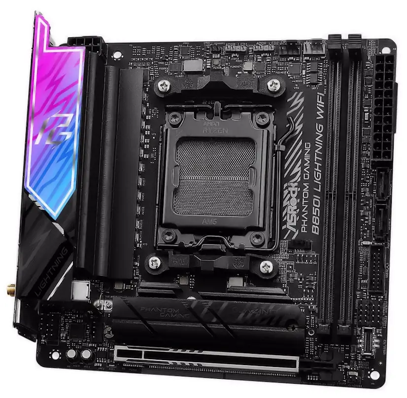 Informático Navalafuente - Montaje Placa Base ASRock B850I Lightning WiFi Gaming PC Navalafuente