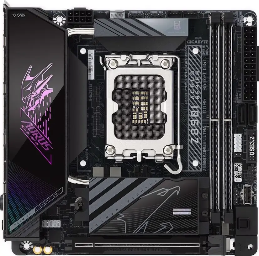 Montaje Placa Base GIGABYTE Z890I AORUS ULTRA Gaming PC Navalafuente