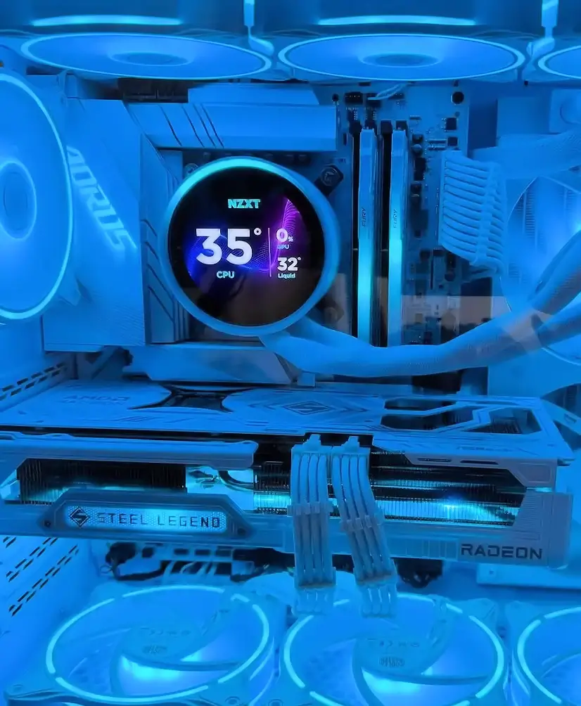 Montaje Refrigeración Líquida NZXT Gaming PC Navalafuente